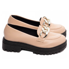 Mocassim Feminino Tratorado Napa Rose Estilo Conforto Versatilidade