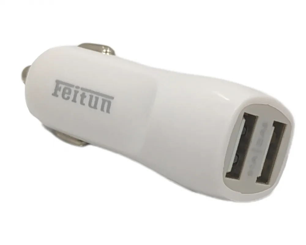 Carregador Veicular Feitun SH-5036 - Duas Portas USB, Carregamento Rápido