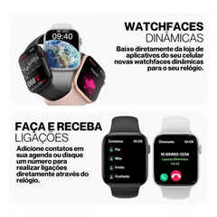 M8 PRO MAX - Smartwatch Tela Infinita, Design Moderno, Diversas Funções, Anatel