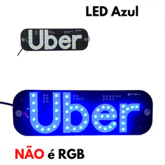 Placa UBER LED - Sinalização para Motoristas