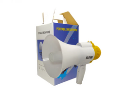 Megafone Profissional Recarregável Kapbom KA-M1666 - Comunicação Potente!