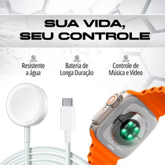 Smartwatch X9 Ultra 2 - Tela AMOLED, NFC, Design Premium, Diversas Funções, Anatel