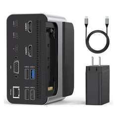 Tobenone USB C Docking Station Dual 4K Monitor - MacBook Pro/Air