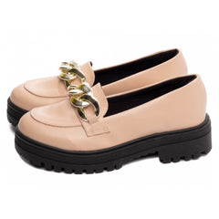 Mocassim Feminino Tratorado Napa Rose Estilo Conforto Versatilidade