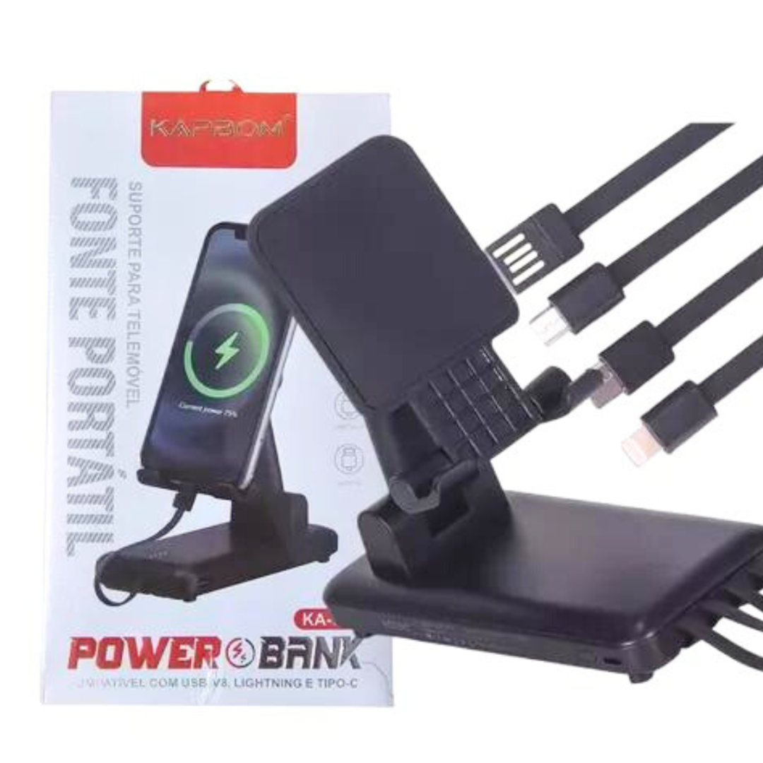 Power Bank KA-978 10000mAh Suporte Celular