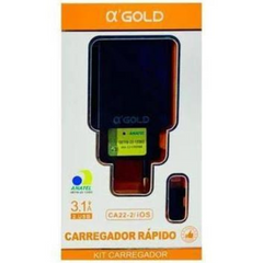 Carregador Rápido 2USB 3.1A Apple Lightning