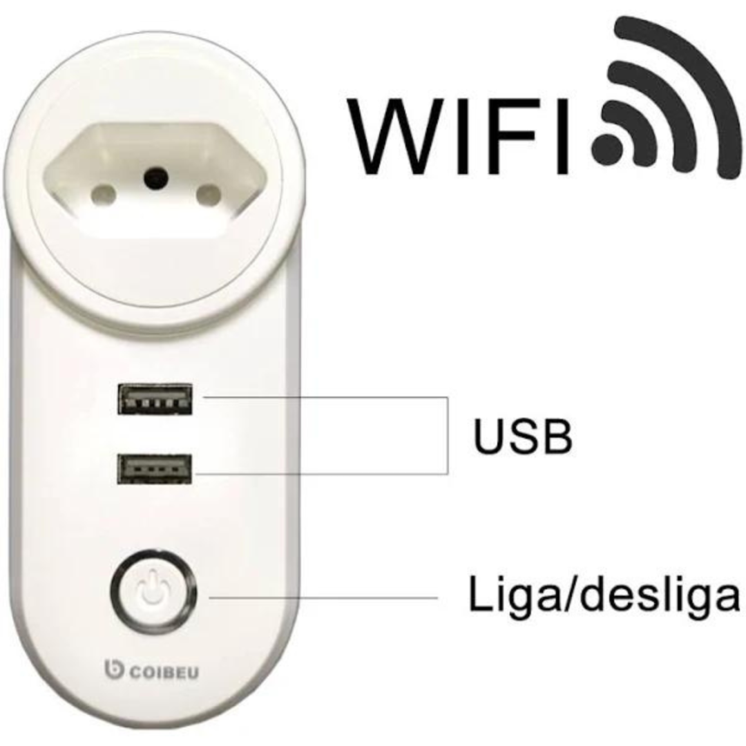 Tomada Inteligente coibeu LSPA2 - Controle sua casa com a palma da mão!