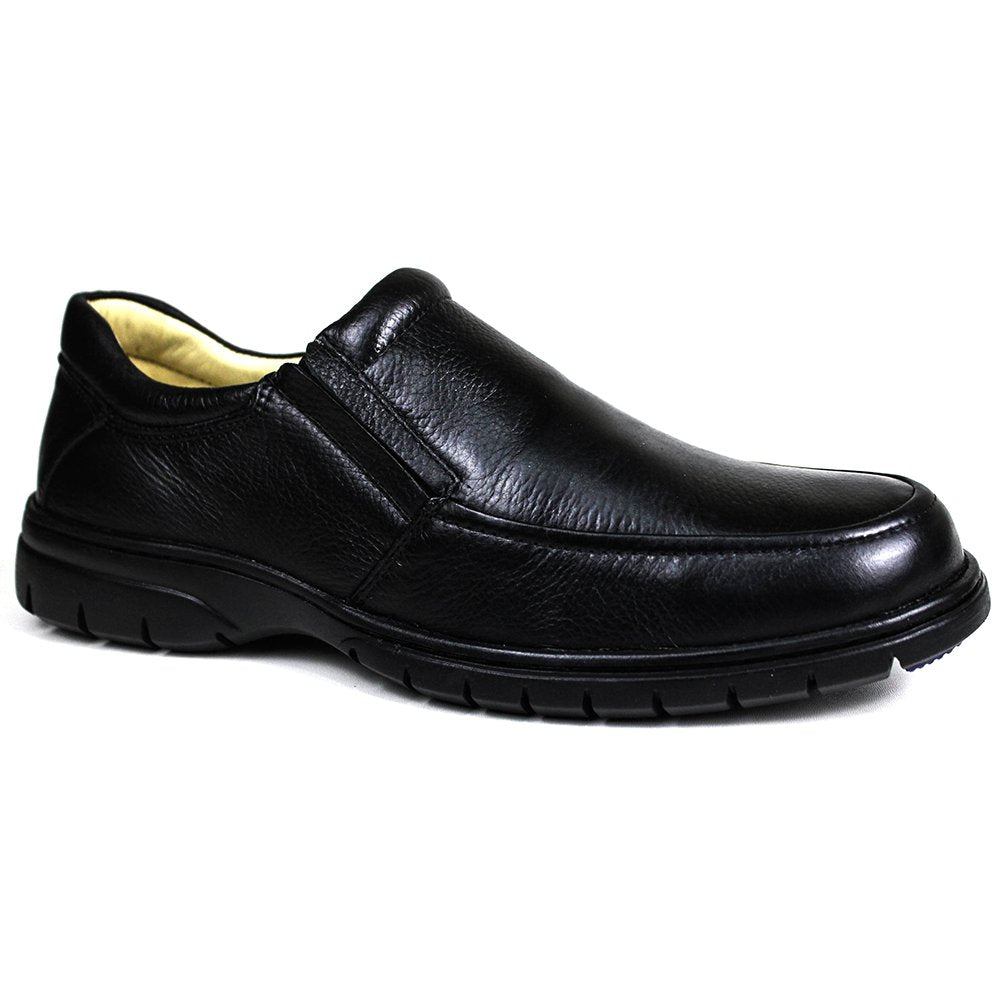 Conforto e Estilo: Descubra o Sapato Casual Couro Floater Preto 3040.