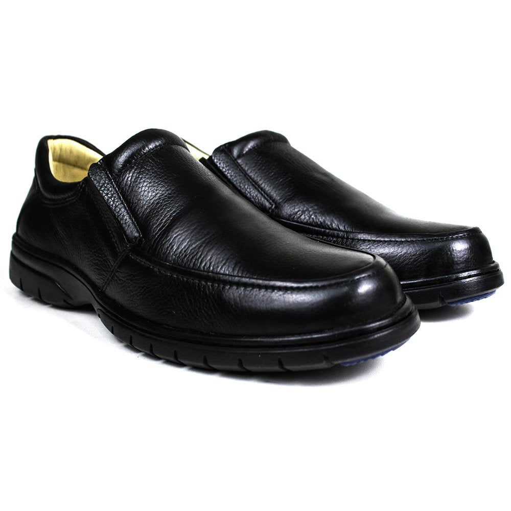 Conforto e Estilo: Descubra o Sapato Casual Couro Floater Preto 3040.