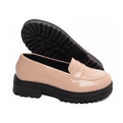 Mocassim Feminino Tratorado Rose Doçura Estilo Conforto Feminilidade