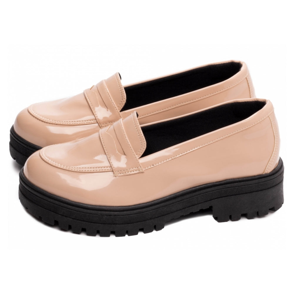 Mocassim Feminino Tratorado Rose Doçura Estilo Conforto Feminilidade