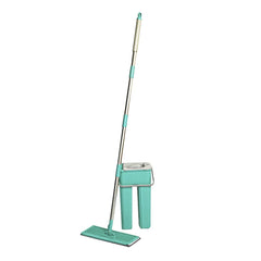 Rodo Flat Mop E Balde Lava E Seca Profissional Com 1 Refil