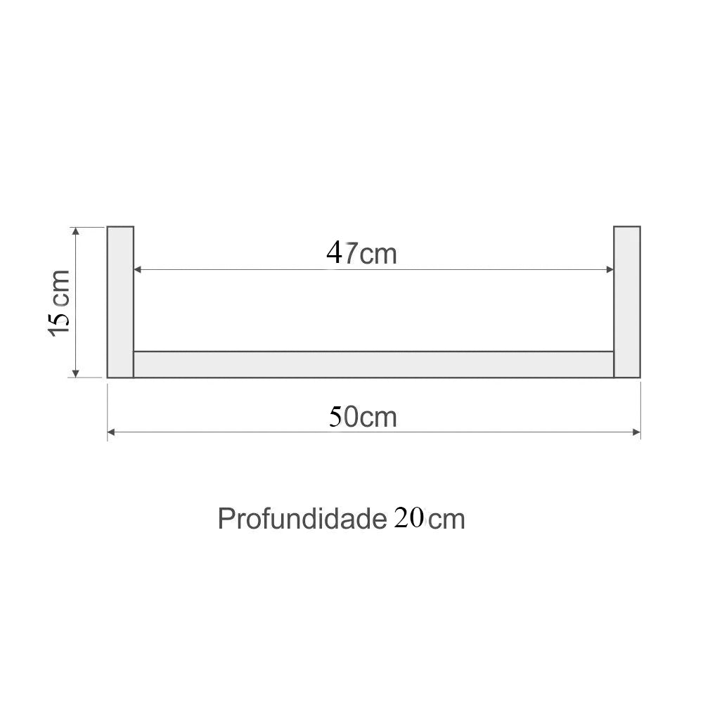 Prateleira Modelo "u" Trovarelli Madeirado