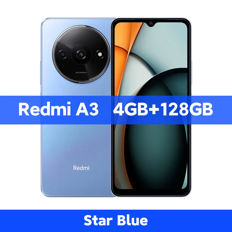 Xiaomi Redmi A3 - Tela Fluida, Desempenho Potente, Bateria de Longa Duração