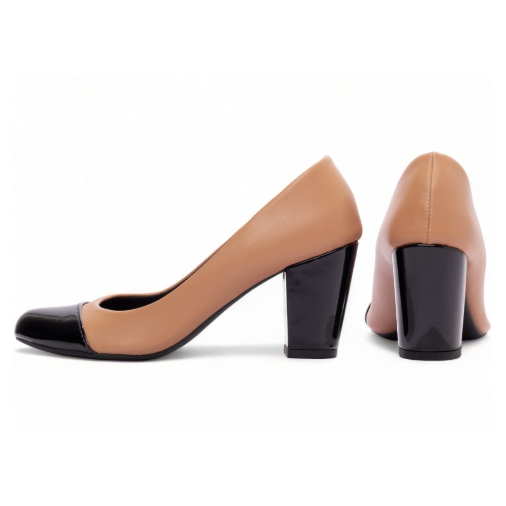 Scarpin Boneca Bico Redondo | Elegância e Conforto para Seus Pés