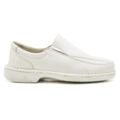 Sapato Comfort Premium Branco - O Conforto Incomparável do Couro em seus Pés.