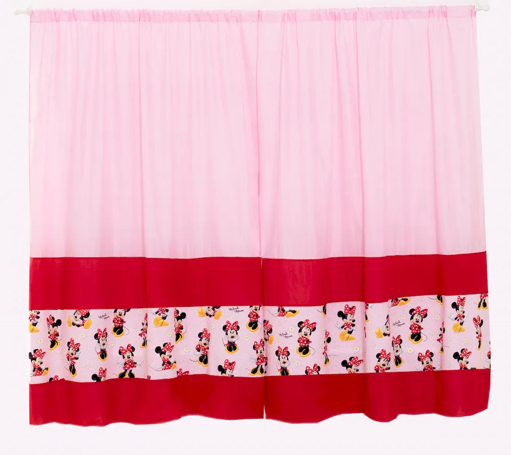 Cortina Infantil Minnie 200x170cm Um Toque Mágico para o Quarto da sua Pequena Princesa!