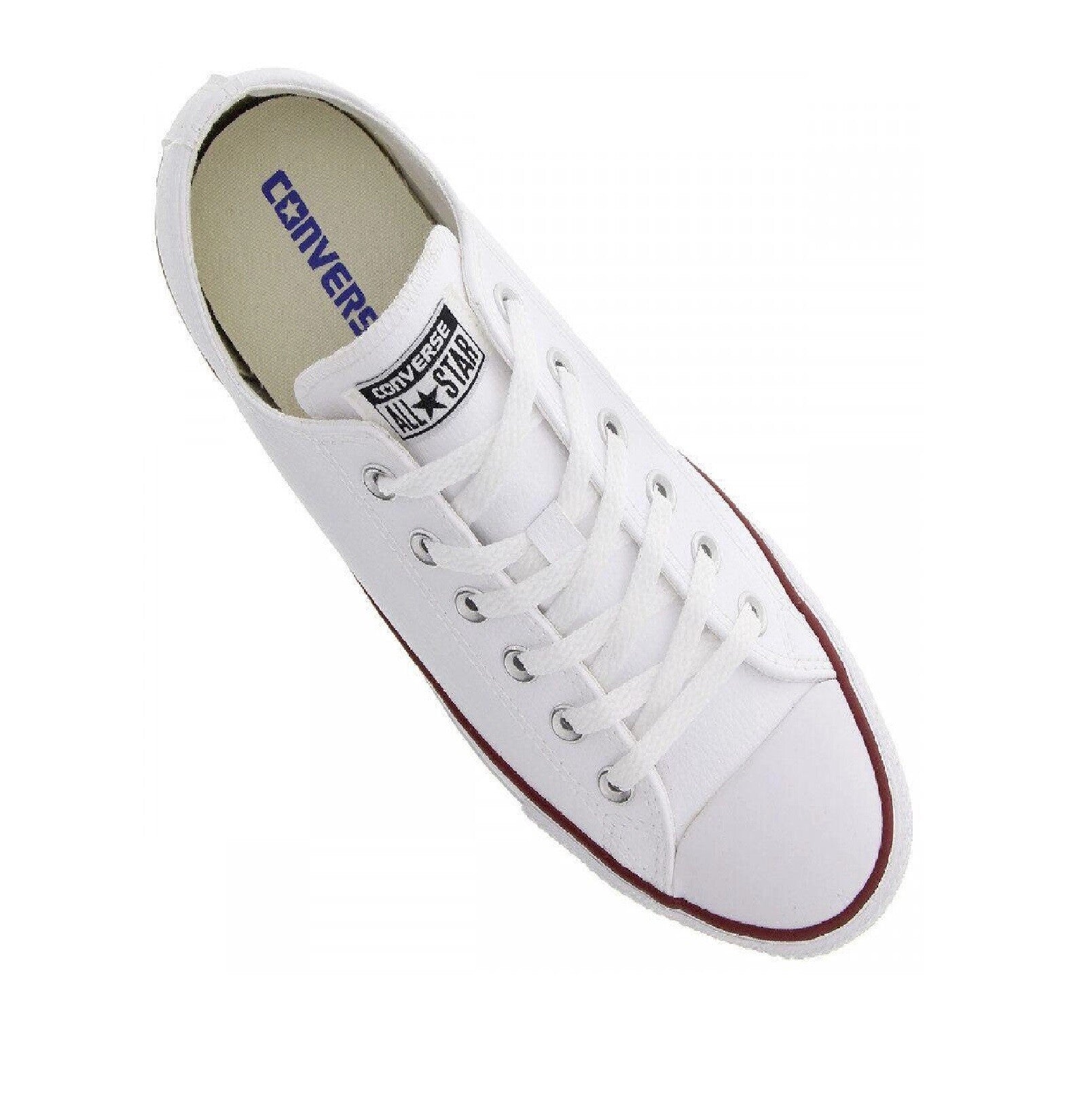 Tenis Converse Taylor Chuck Branco Cano Baixo