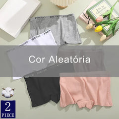 2 Peças / Conjunto de Calcinha Boxer: Conforto e Estilo para o Dia a Dia