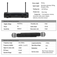 Kit Microfone Sem Fio Profissional VHF - Alta Qualidade e Mobilidade!