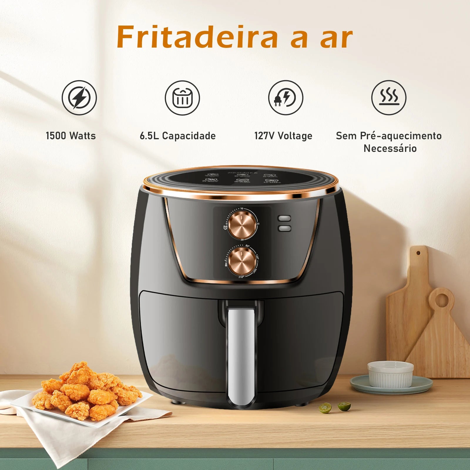 Fritadeira a Ar COIBEU - Saúde e Sabor Sem Óleo!