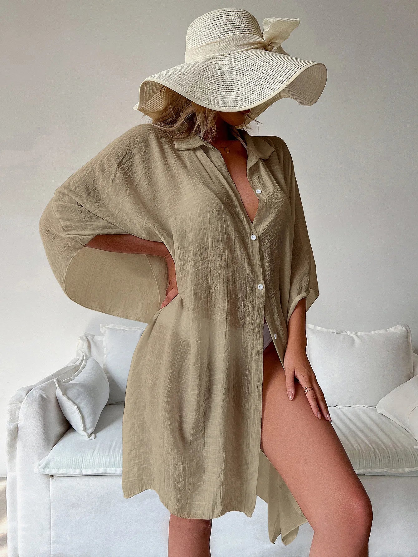 Cardigan de Praia - Elegância e Conforto