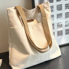 Bolsa Tote Bag Canvas Elegante - Ampla, Versátil e Estilosa