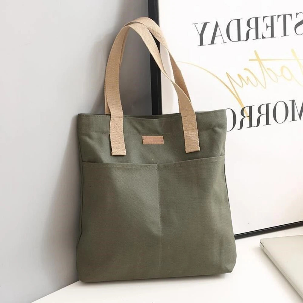 Bolsa Tote Bag Canvas Elegante - Ampla, Versátil e Estilosa