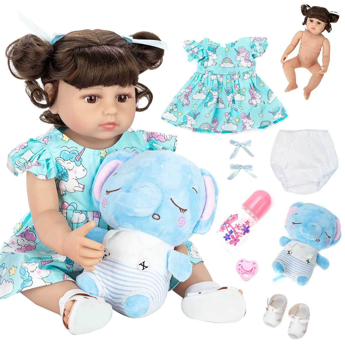 Reborn Baby Doll: Bebê Reborn Realista em Silicone - O Presente Perfeito para o Dia das Crianças!