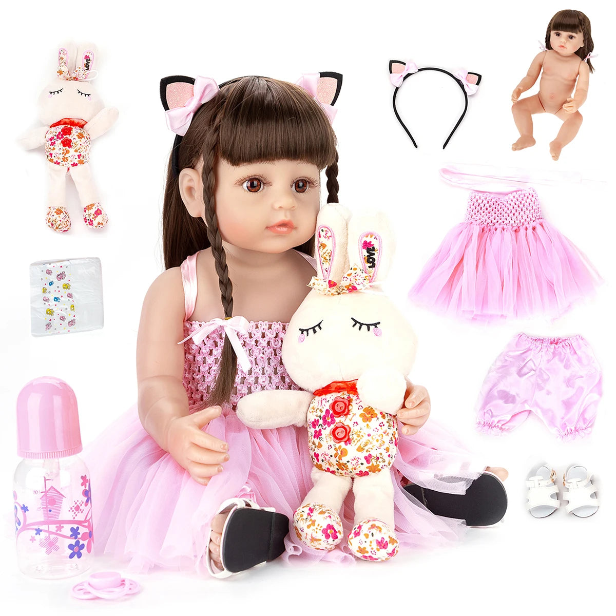 Reborn Baby Doll: Bebê Reborn Realista em Silicone - O Presente Perfeito para o Dia das Crianças!