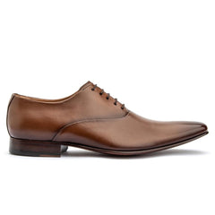 Sapato Oxford Couro Cromo Argentino Whisky Premium