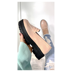 Mocassim Feminino Tratorado Rose Doçura Estilo Conforto Feminilidade