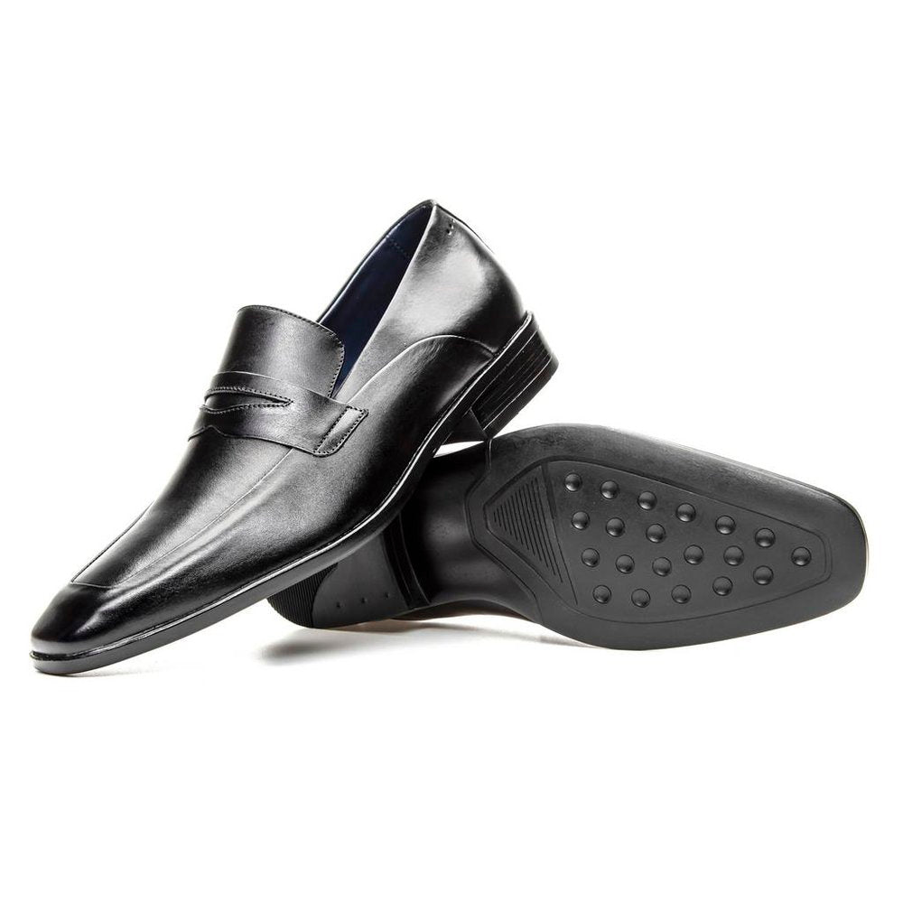 Mocassim Elegance Couro Preto