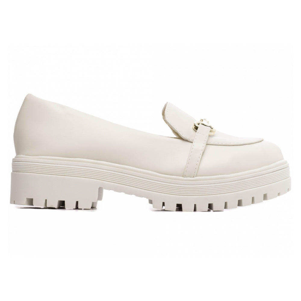 Mocassim Elegância Off White