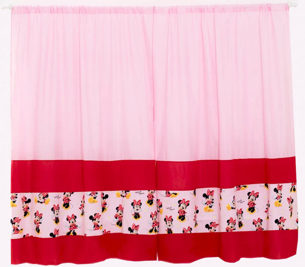 Cortina Infantil Minnie 200x170cm Um Toque Mágico para o Quarto da sua Pequena Princesa!