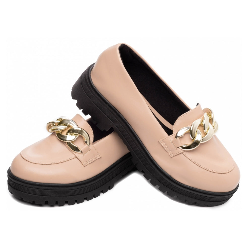 Mocassim Feminino Tratorado Napa Rose Estilo Conforto Versatilidade