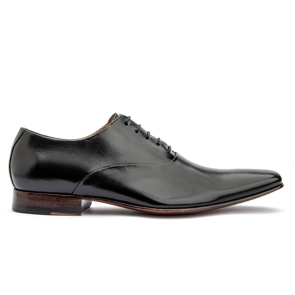 Sapato Oxford Couro Cromo Argentino Premium Preto