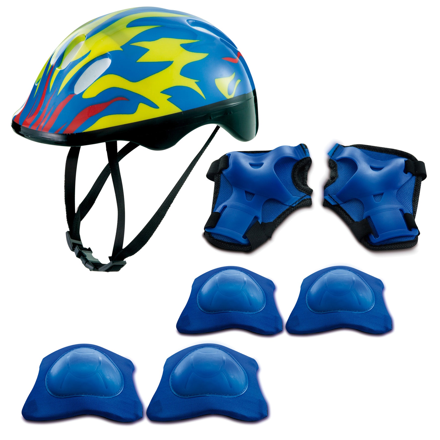 Kit de Proteção Chamas com Capacete Zippy Toys