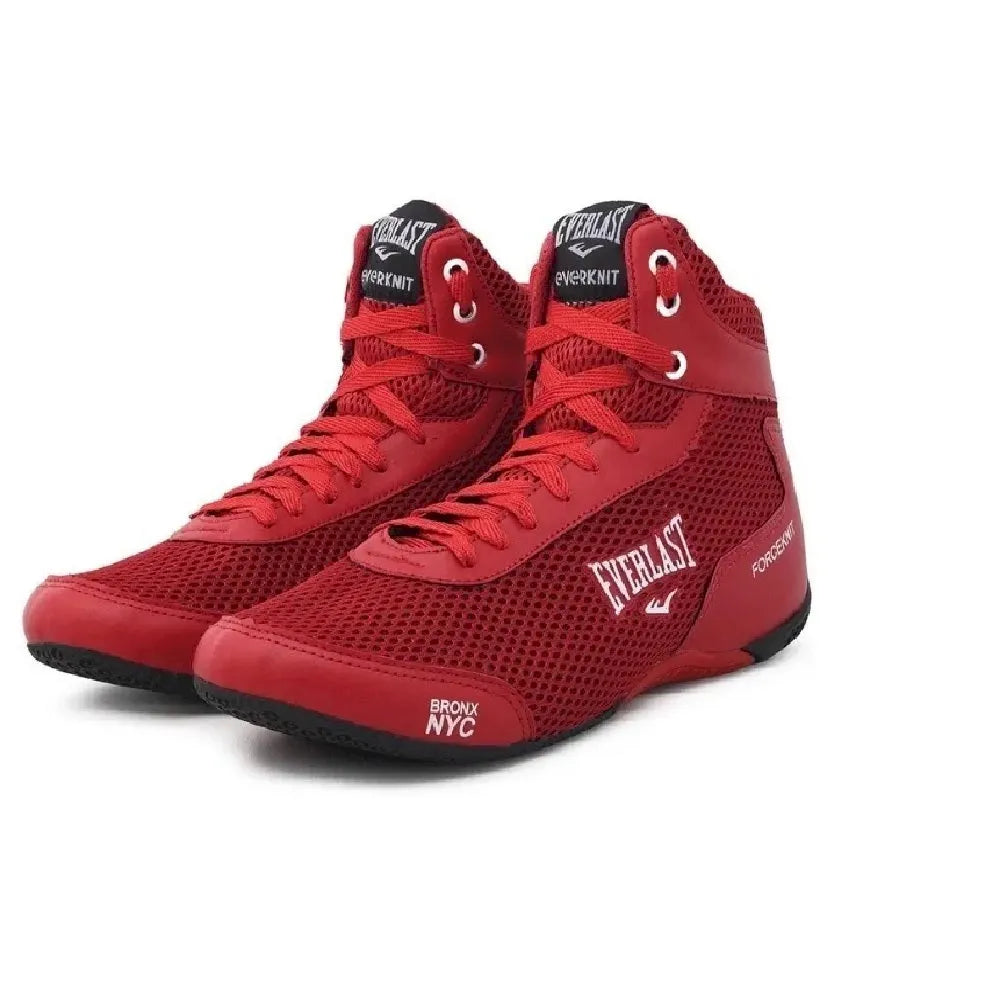 Everlast Forceknit Vermelho - Tênis Crossfit e Lutas - Conforto e Performance.