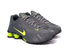 Nike Shox R4 Grafite Verde - Tênis Masculino