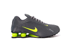 Nike Shox R4 Grafite Verde - Tênis Masculino