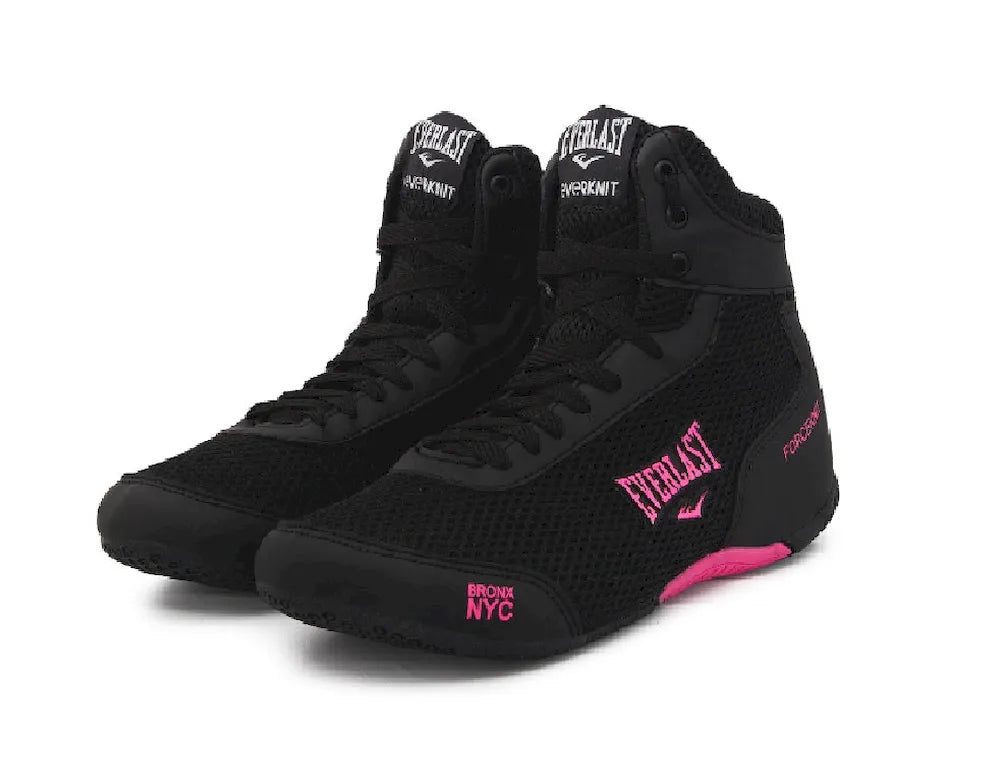 Everlast Forceknit Academia Lutas Preto Pink - Conforto e Performance para Treinos Incriveis.