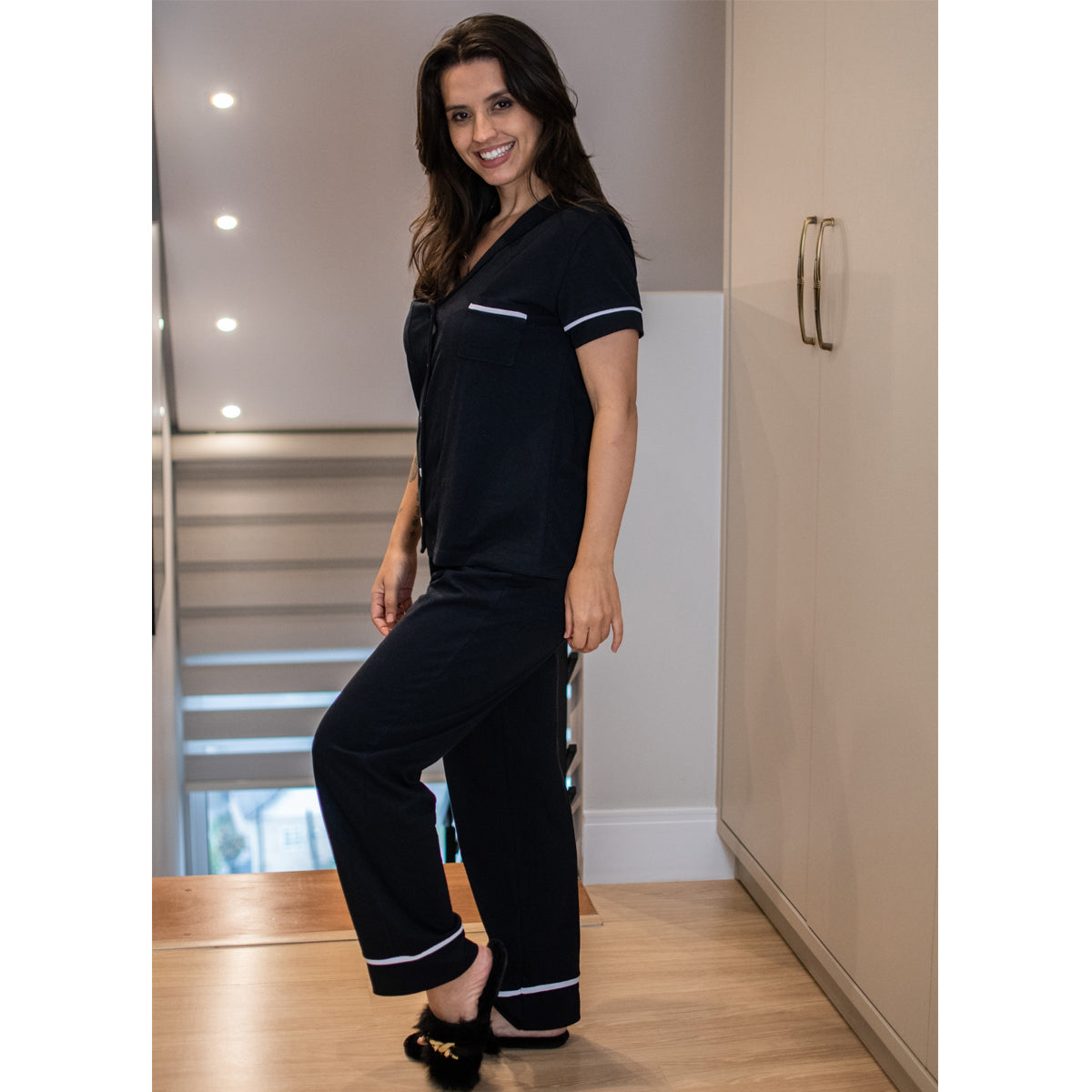 Sonhos Reais: Pijama Americano Luxo & Faixa