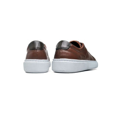 Sapatênis Slip Comfort Couro Caramelo - Conforto Casual!