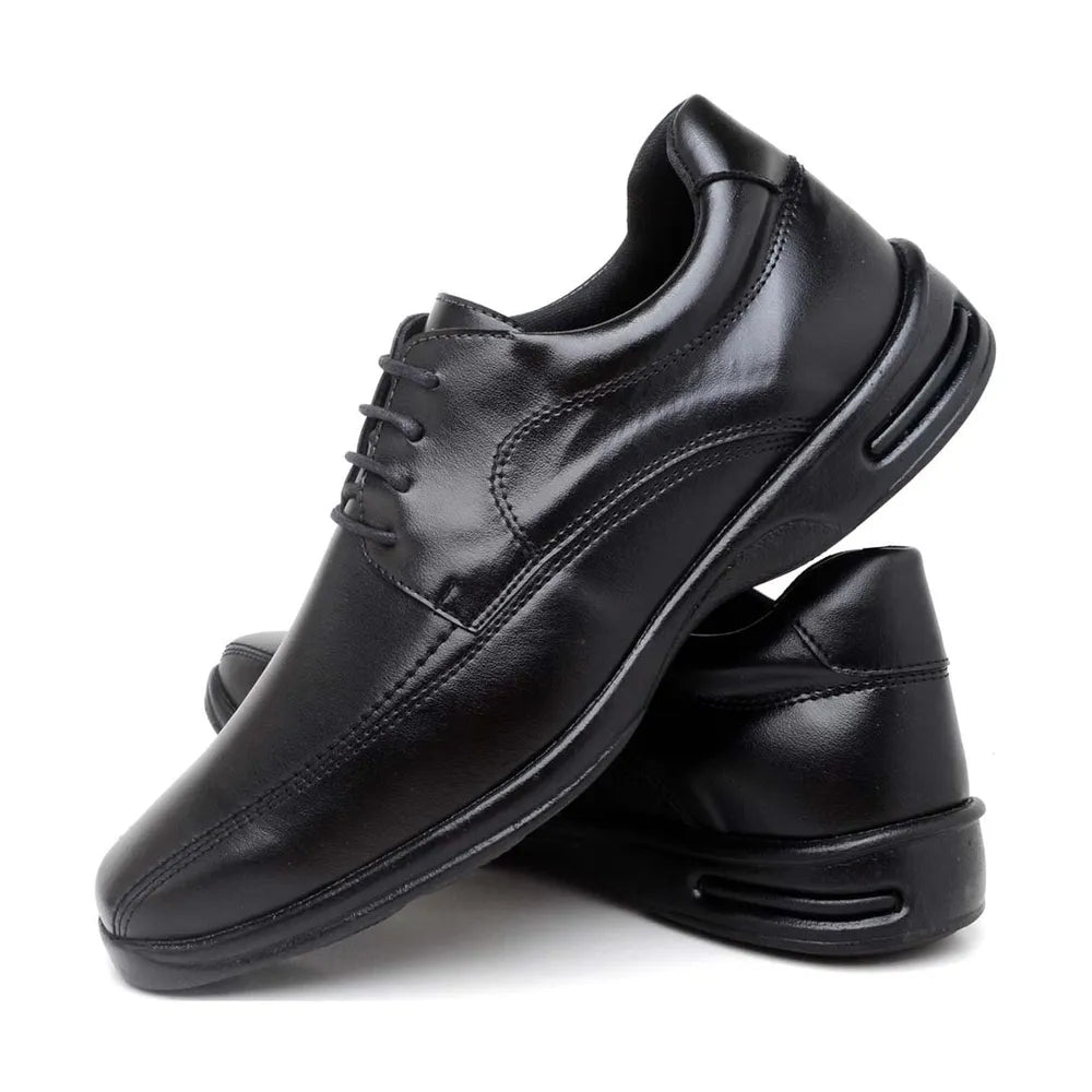 Sapato Elegance Comfort Social Preto: Caminhos de elegância e conforto