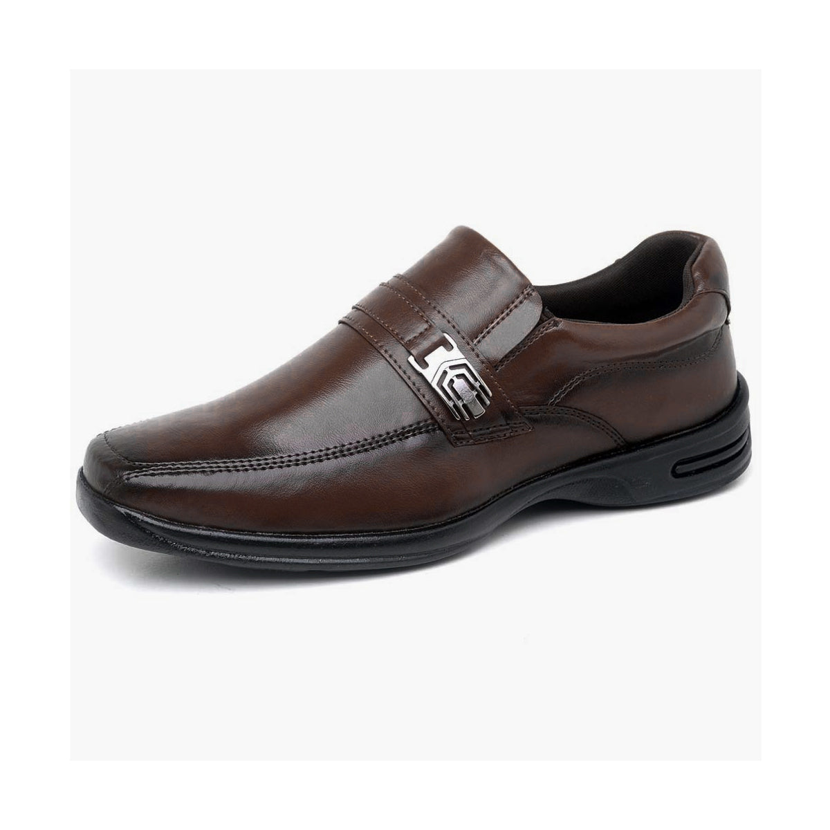 Sapato Social Masculino Elegance Comfort Café: Caminhe com estilo e leveza