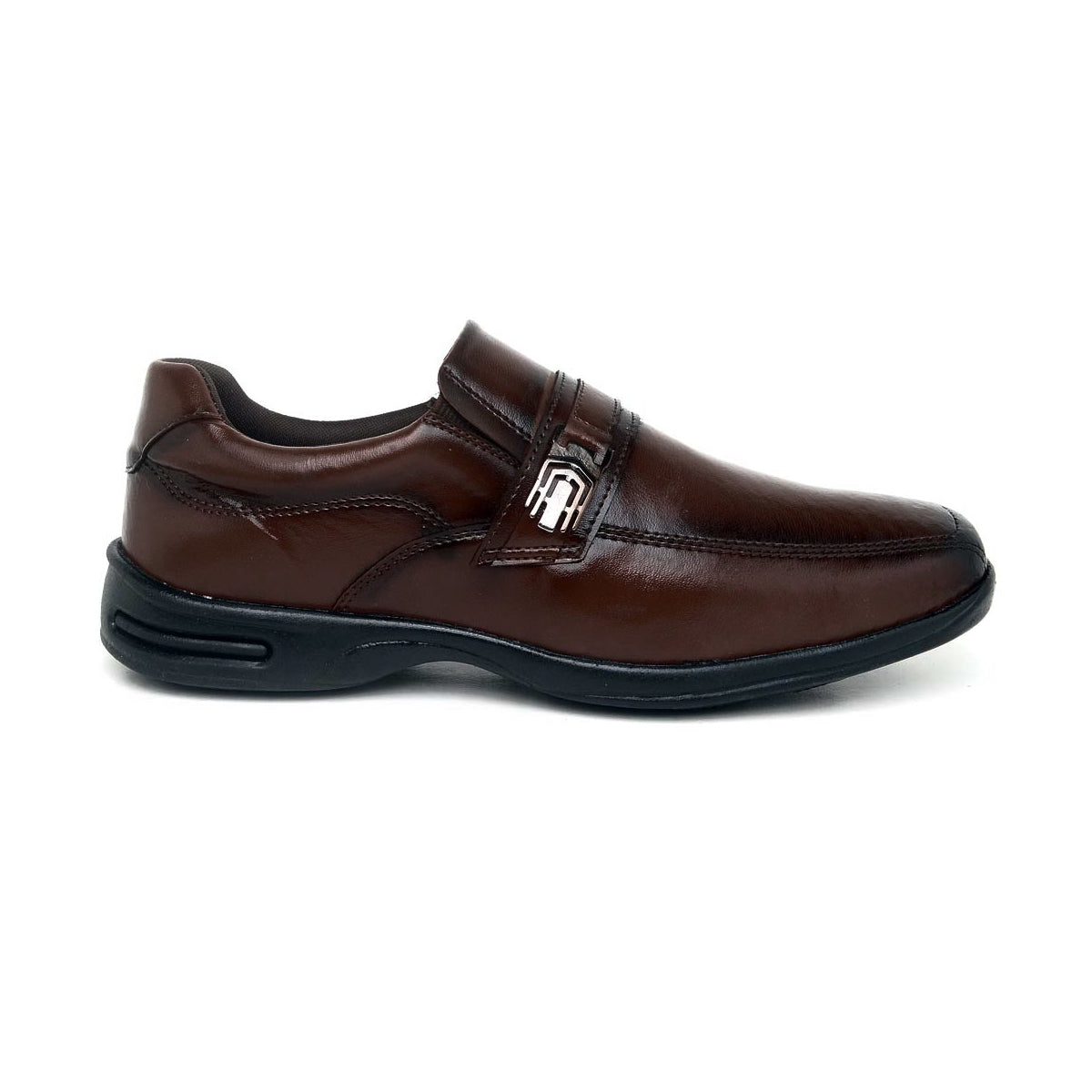 Sapato Social Masculino Elegance Comfort Café: Caminhe com estilo e leveza