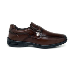 Sapato Social Masculino Elegance Comfort Café: Caminhe com estilo e leveza