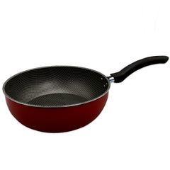 Wok Antiaderente 24cm Vermelha