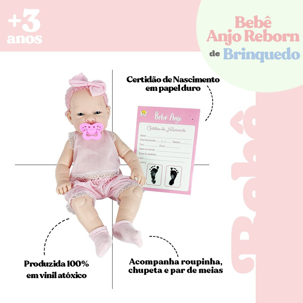 Bebê Encanto - Boneca Anjo Collection com Shortinho